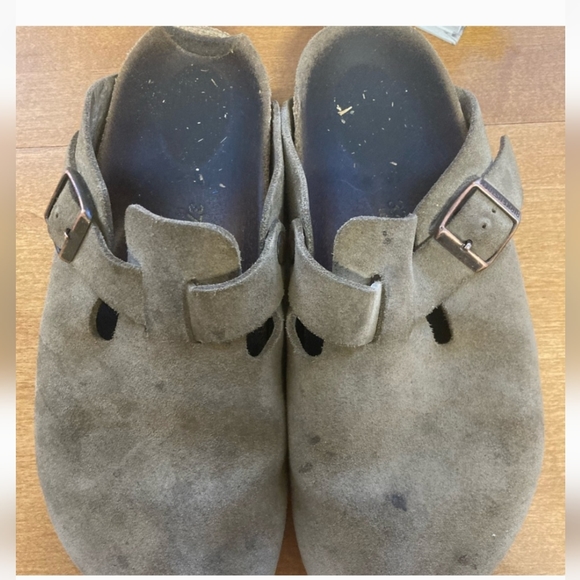 Birkenstock Shoes - Birkenstock clogs suede size womens 7